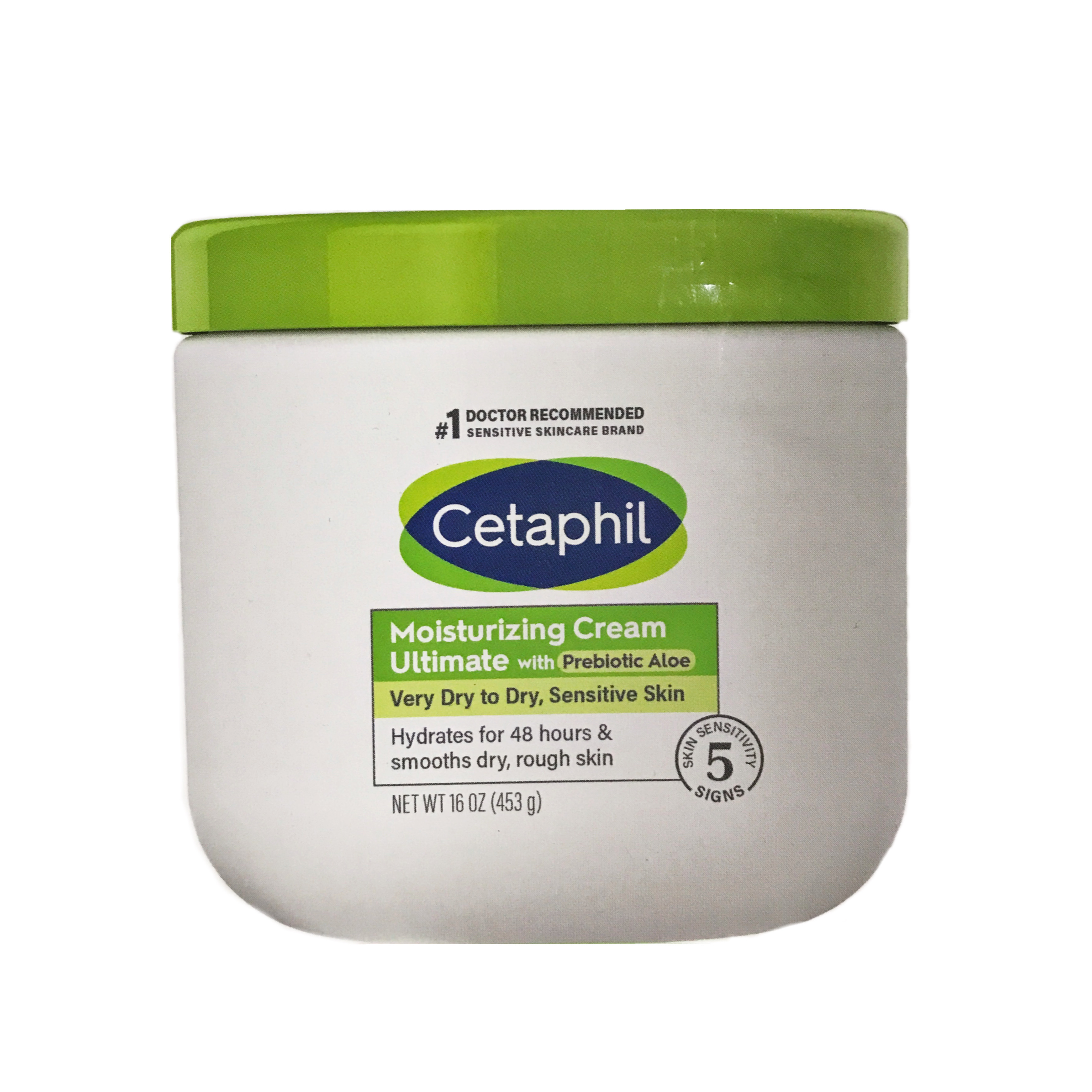 Cetaphil Moisturizing Cream with Prebiotic Aloe (453g)
