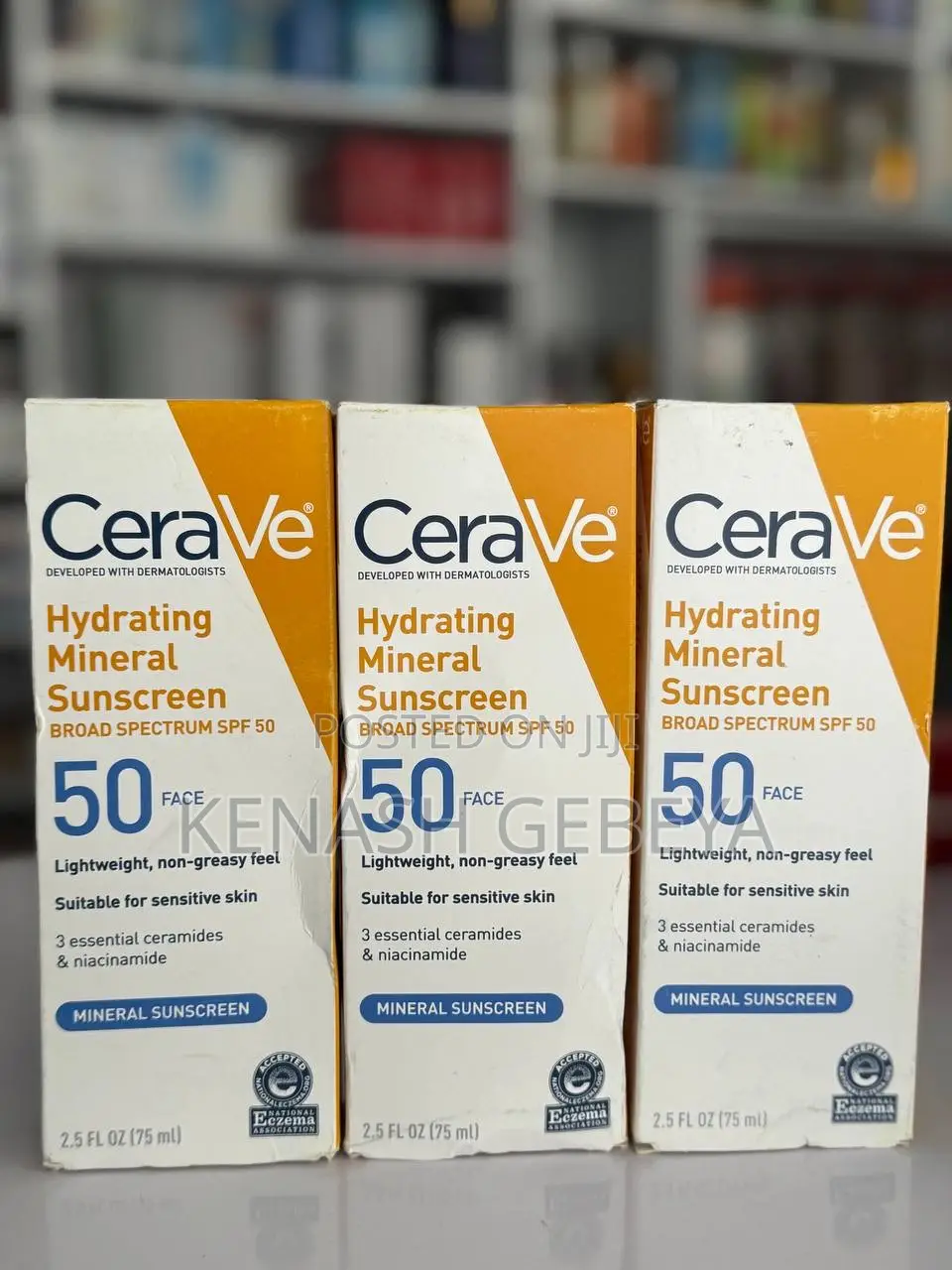 CeraVe Hydrating Mineral Sunscreen Face Sheer Tint SPF 50