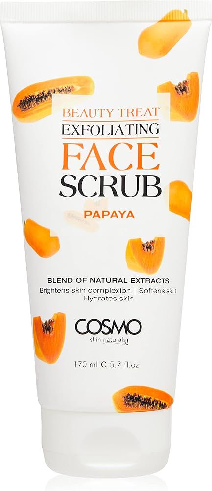 Cosmo Beauty Treat Papaya Exfoliating Face Scrub (170ml)