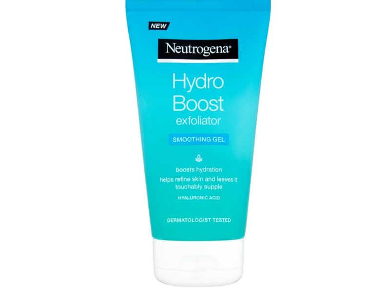 Neutrogena Hydro Boost Exfoliator Smoothing Gel.