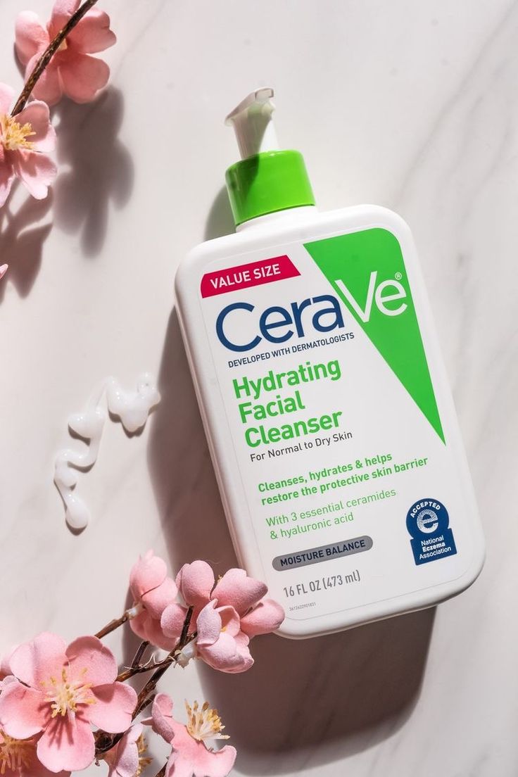 CeraVe Hydrating Facial Cleanser Value Pack (473ml / 16 oz)
