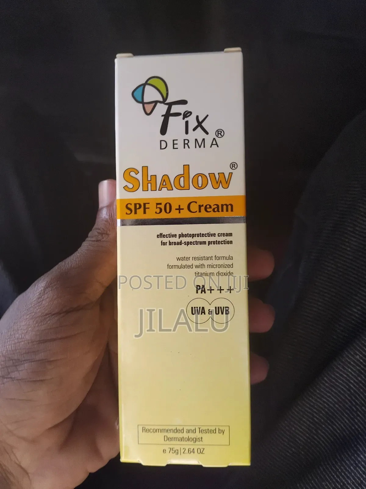 Fixderma Shadow Sunscreen Cream SPF 50+ PA+++ (75g)